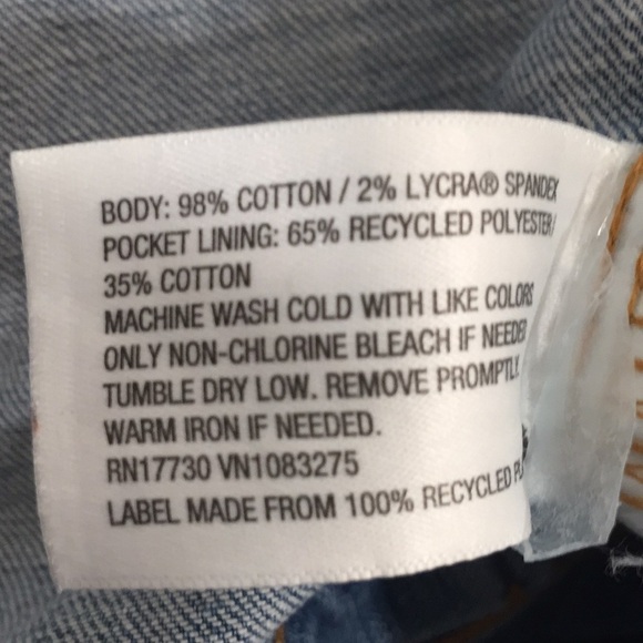 Goodfellow & Co Denim Trucker Jean Jacket 2XL New - Picture 8 of 8